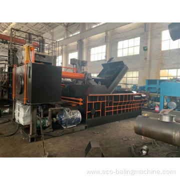 Hydraulic Waste Metal Scrapped Car Turn-out Baling Press